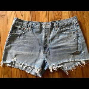 Never worn AGolde Parker shorts